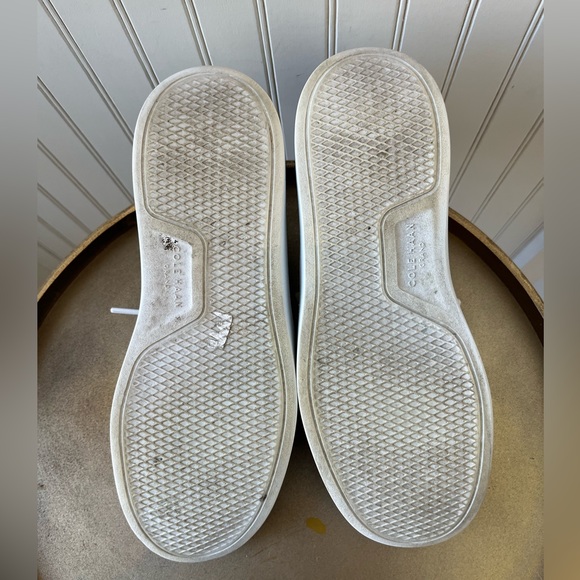 COLE HAAN GRANDPRO RALLY COURT SNEAKER | SIZE: 7 | WHITE LEATHER/CALF HAIR | EUC - Picture 9 of 9